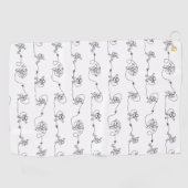 Serviette De Golf Tour de golf d'astronaute (Horizontal)