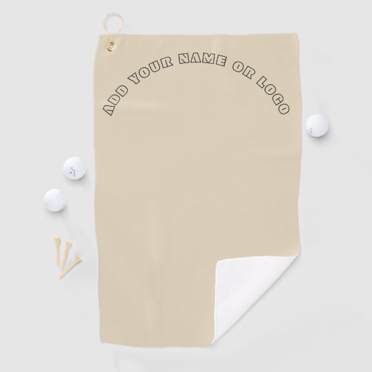 SERVIETTE DE GOLF TOUR DE GOLF LOGO PERSONNALISÉ (En situation)