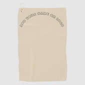 SERVIETTE DE GOLF TOUR DE GOLF LOGO PERSONNALISÉ (Devant)