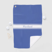Serviette De Golf Tour de golf personnalisée Perwinkle HAMbWG (En situation)