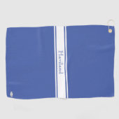 Serviette De Golf Tour de golf personnalisée Perwinkle HAMbWG (Horizontal)