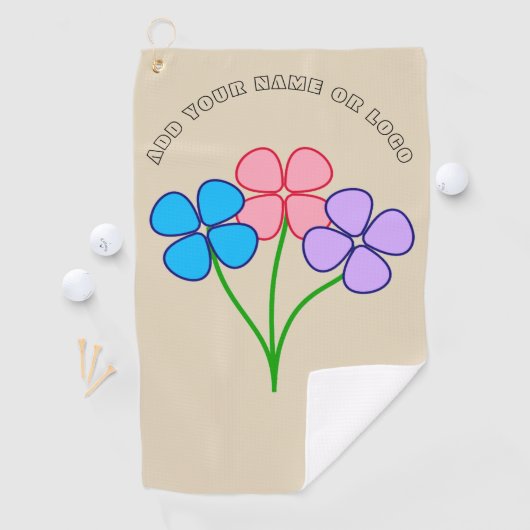 SERVIETTE DE GOLF TOUR DE GOLF POUR FEMMES LOGO PERSONNALISÉ (En situation)