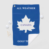 SERVIETTE DE GOLF TOUR DE GOLF TOUTE MÊME DU CANADA (En situation)