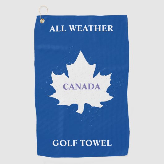 SERVIETTE DE GOLF TOUR DE GOLF TOUTE MÊME DU CANADA (Devant)