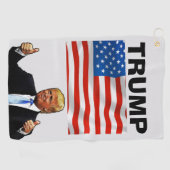 SERVIETTE DE GOLF TOUR DE GOLF TRUMP PATRIOTIQUE (Horizontal)