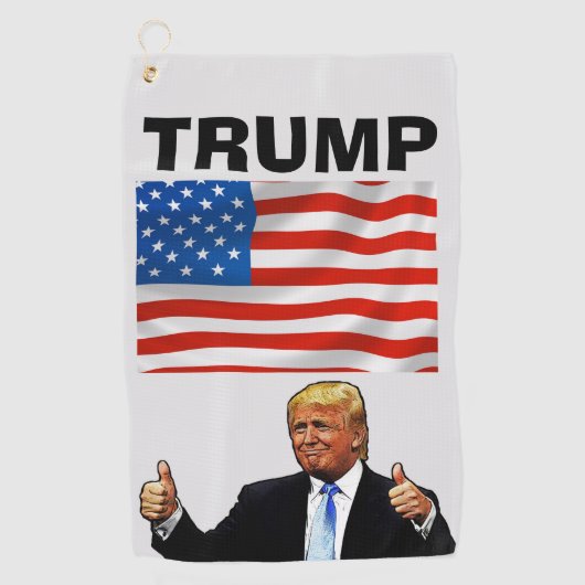 SERVIETTE DE GOLF TOUR DE GOLF TRUMP PATRIOTIQUE (Devant)