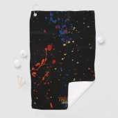 Serviette De Golf Tour GolF Thunderbird - Splatter 2 (En situation)