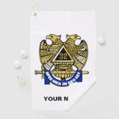 Serviette De Golf Tournée de golf 32 DEGREE MASON (En situation)