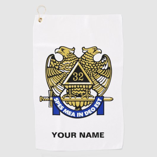 Serviette De Golf Tournée de golf 32 DEGREE MASON (Devant)