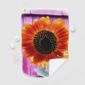 Serviette De Golf Tournesol (En situation)