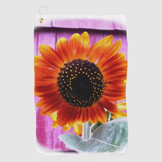 Serviette De Golf Tournesol (Devant)