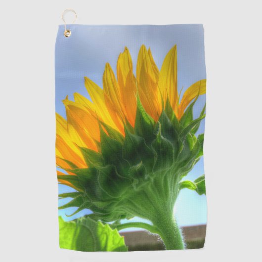 Serviette De Golf Tournesol (Devant)