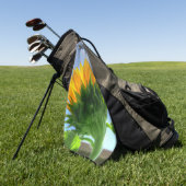 Serviette De Golf Tournesol (Vert)