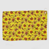 Serviette de golf Tournesol (Horizontal)