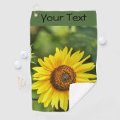 Serviette De Golf Tournesol (En situation)