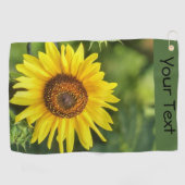 Serviette De Golf Tournesol (Horizontal)