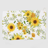 Serviette De Golf Tournesol 8 (Horizontal)