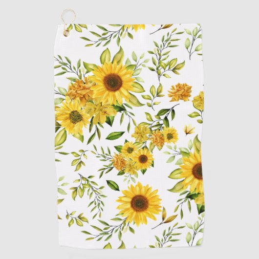 Serviette De Golf Tournesol 8 (Devant)