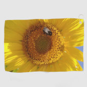 Serviette De Golf Tournesol jaune (Horizontal)