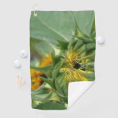 Serviette De Golf Tournesol se dépliant Floral (En situation)