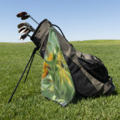 Serviette De Golf Tournesol se dépliant Floral (Vert)
