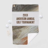 Serviette De Golf Tournoi de golf annuel Reunion Feather (En situation)