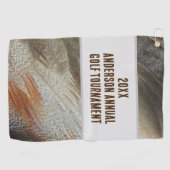 Serviette De Golf Tournoi de golf annuel Reunion Feather (Horizontal)