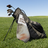 Serviette De Golf Tournoi de golf annuel Reunion Feather (Vert)