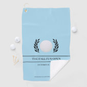 Serviette De Golf Tournoi de golf bleu clair (En situation)