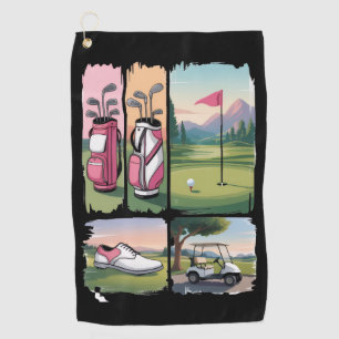 Serviette De Golf Tournoi de saison amateur de golf drôle amateur de