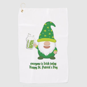 Serviette De Golf Tout le monde est irlandais aujourd'hui