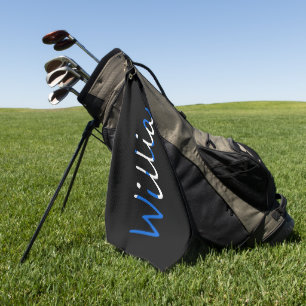 Serviette De Golf Tout nom figurant sur le drapeau écossais