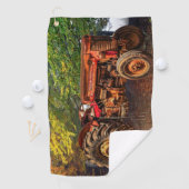 Serviette De Golf Traceur de la ferme rouge (En situation)