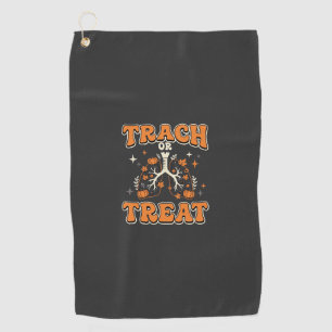 Serviette De Golf Trach ou Treat Halloween Design Respiratoire