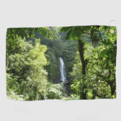 Serviette De Golf Trafalgar Falls Tropical Rainforest Photographie (Horizontal)
