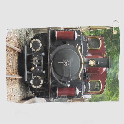SERVIETTE DE GOLF TRAINS À VAPEUR (Horizontal)
