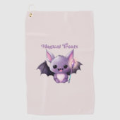 Serviette De Golf Traitements magiques avec Bats mignons (Devant)