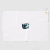 Serviette De Golf Transformation de loup-garou de vache (Horizontal)