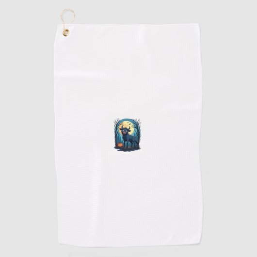 Serviette De Golf Transformation de loup-garou de vache (Devant)