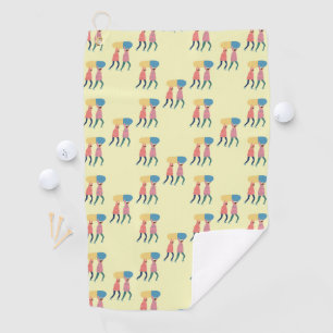 Serviette De Golf Transport d'un motif de pilule