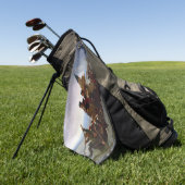 Serviette De Golf Traversée du Delaware 1776 : général George Washin (Vert)