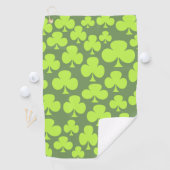 Serviette De Golf Trèfle (En situation)