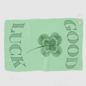 Serviette De Golf Trèfle Chanceux  (Horizontal)
