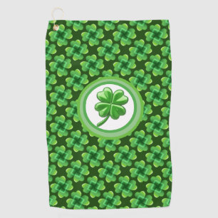 Serviette De Golf Trèfle Chanceux Irlandais