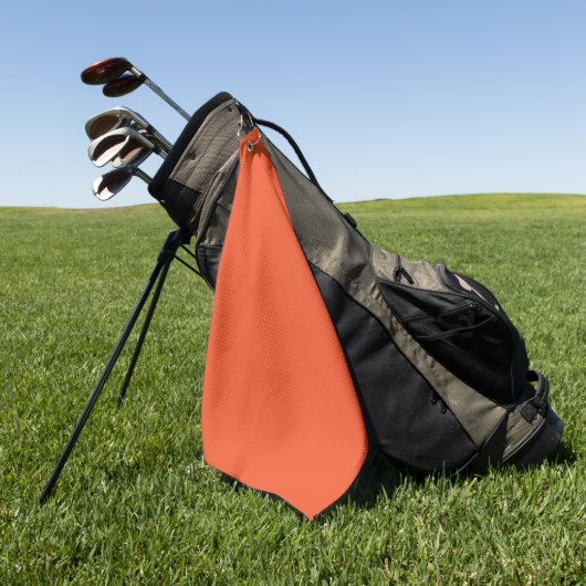Serviette De Golf Trend Color - Flame Red Golf Towel (Vert)