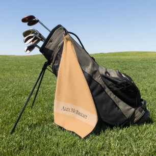 Serviette De Golf Trend Color Soft Orange Golf Towne