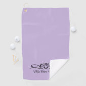 Serviette De Golf Trend Color Soft Violet Golf Serviette (En situation)