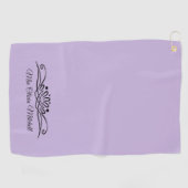 Serviette De Golf Trend Color Soft Violet Golf Serviette (Horizontal)
