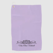 Serviette De Golf Trend Color Soft Violet Golf Serviette (Devant)