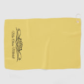 Serviette De Golf Trend Color Soft Yellow Golf Towne (Horizontal)